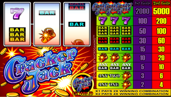 free  Cracker Jack no download slots