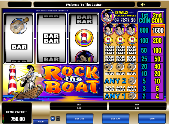free Rock the Boat no download slots 