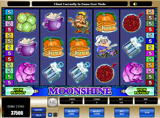 free Moonshine no download slots